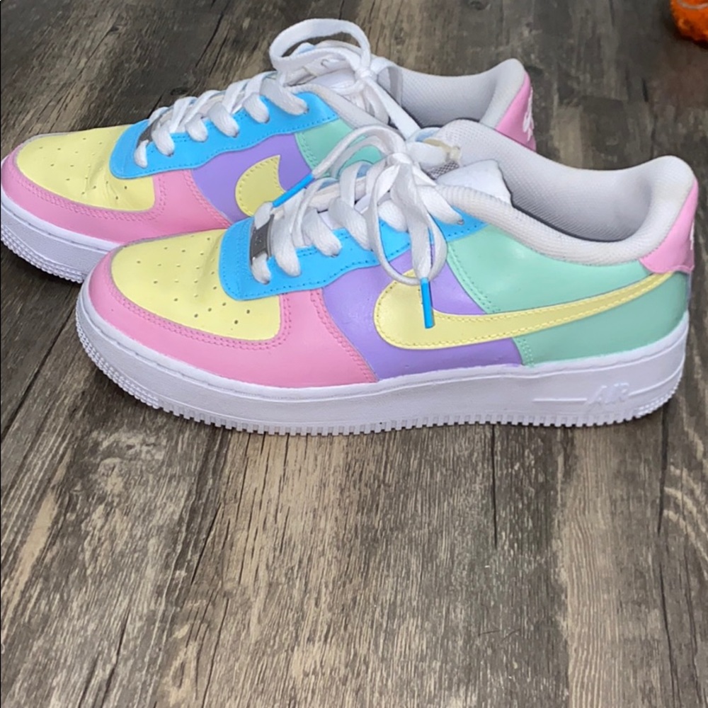 Pastel Colorblocking Air Force Customs - Picture 2 of 5